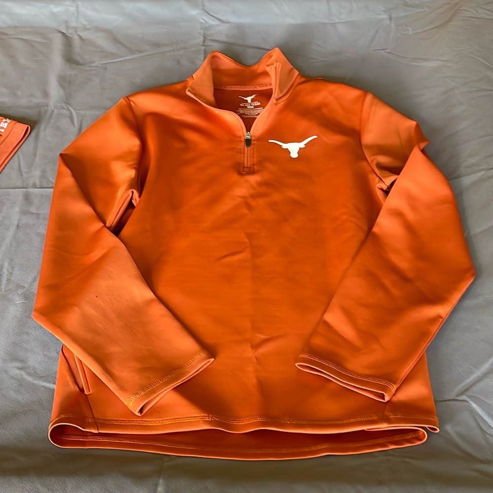 1/4 zip pullover University of Texas Longhorns- size L